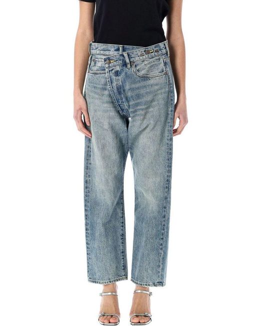 R13 Blue Jeans With Vintage Effect