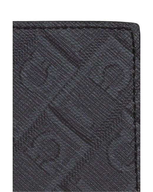 Ferragamo Black Magsafe Card Case for men