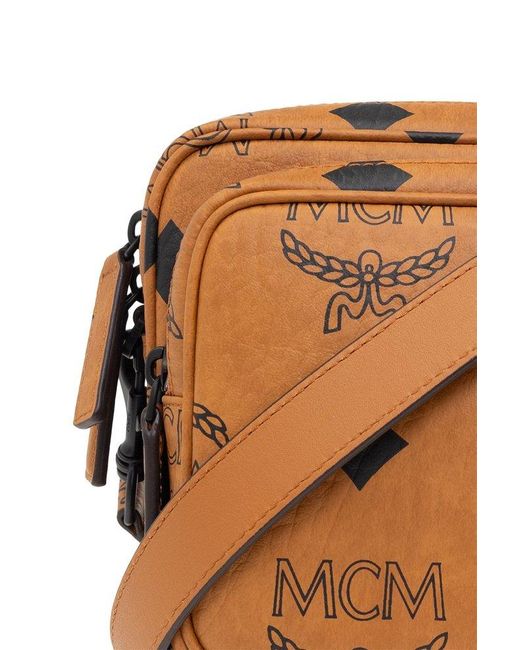 MCM Brown 'aren Small' Shoulder Bag