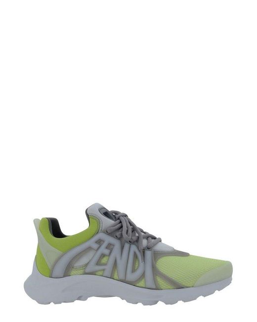 Fendi Green Sneakers for men
