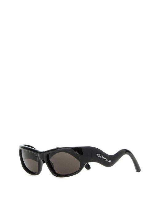 Balenciaga Black Hamptons Rectangle Sunglasses