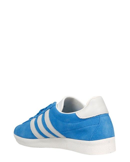 adidas Leather Gazelle Vintage Low-top Sneakers in Blue for Men - Save 14%  | Lyst