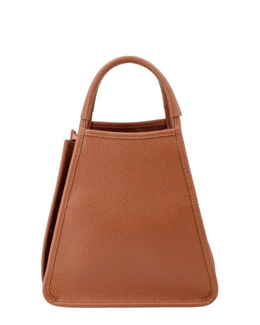 Longchamp Brown Le Foulonné Handbag