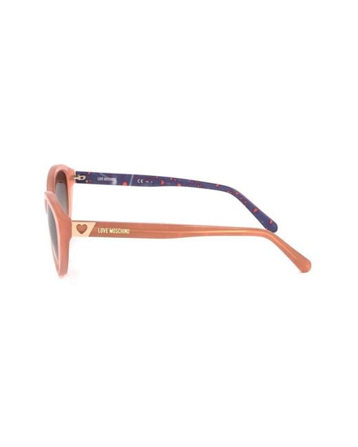 Love Moschino Pink Cat-Eye Frame Sunglasses