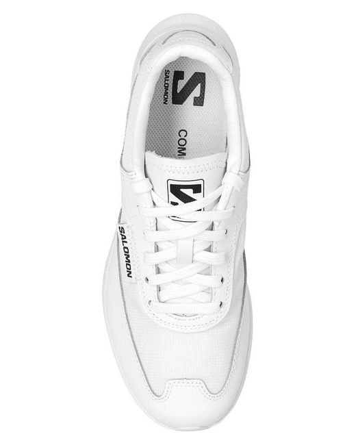Comme des Garçons White X Salomon Sr90 Lace-up Sneakers