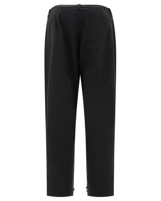 A.P.C. Black Mashi Technical Fabric Pants for men