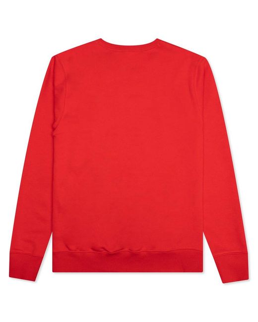 PUMA Red Logo Detailed Crewneck Sweatshirt for men