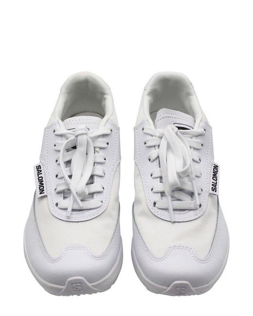 Comme des Garçons White X Salomon Sr90 Lace-Up Sneakers