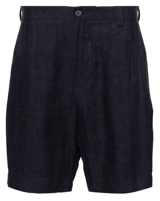 Sease Blue Tailored Shorts for men