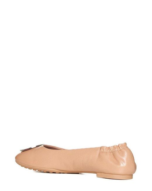 Orb-plaque Ballet Flats