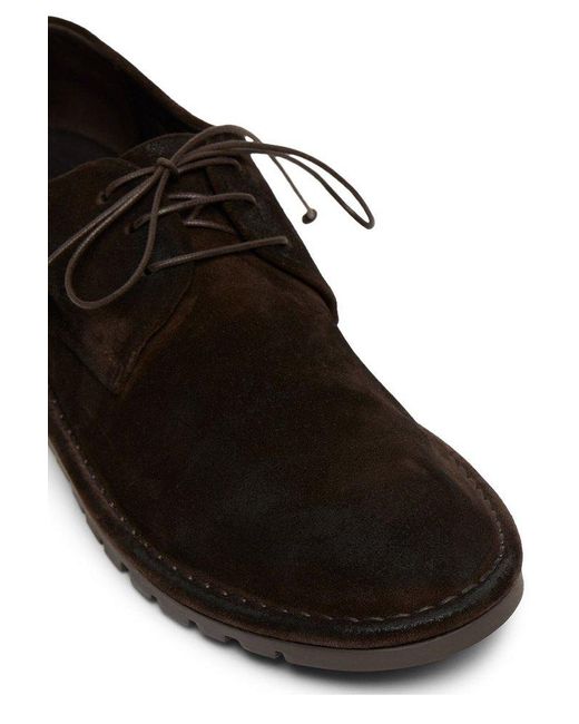 Marsèll Black Sancrispa Lace-up Derby Shoes for men