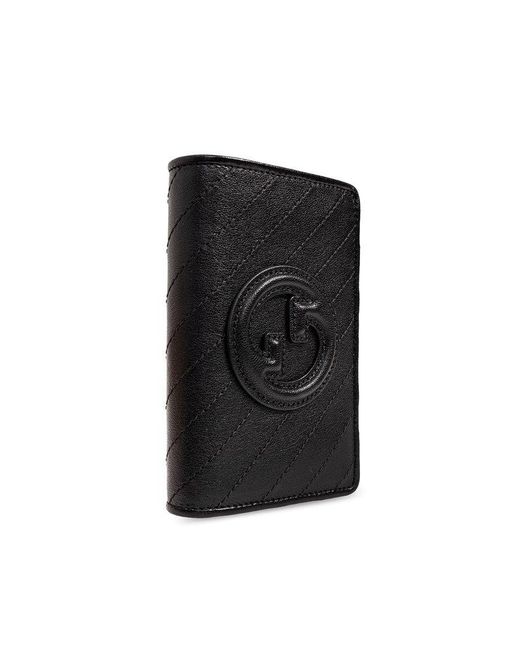 Gucci Black Leather Wallet With Logo,