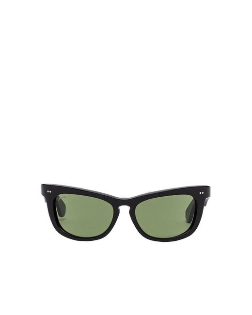 Retrosuperfuture Green Isamu Cat-eye Sunglasses for men