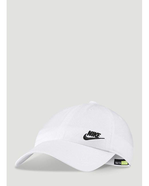 Nike White Sportswear Heritage86 Baseball Cap
