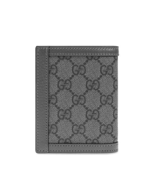 Gucci Gray Wallet With Logo, for men