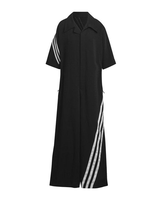 Y-3 Black Ch1 3-stripes Jumpsuit