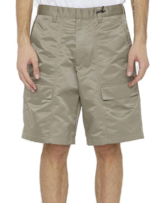 Dior Natural Cargo Bermuda Shorts for men