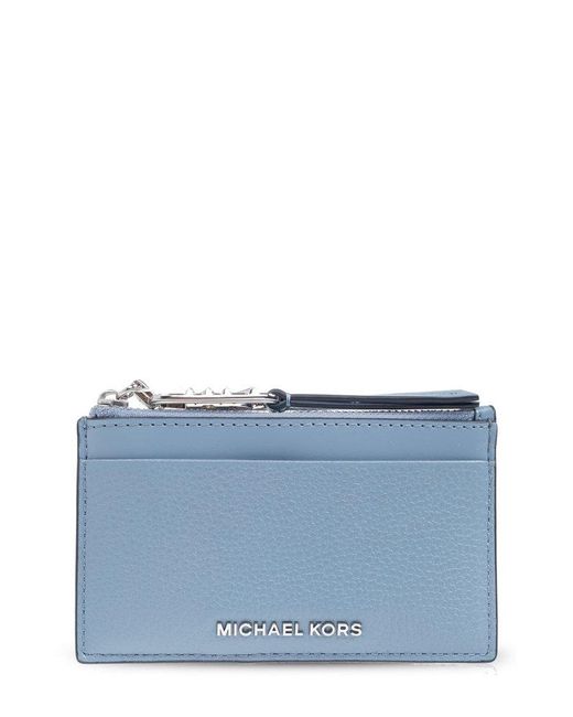 MICHAEL Michael Kors Blue Empire Small Zipped Card Case
