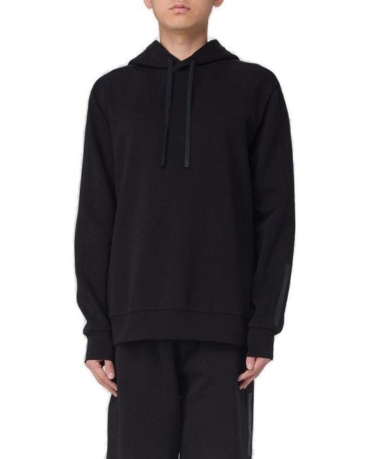 Colmar Blue Logo Tape Hooded Sweatshirt for men