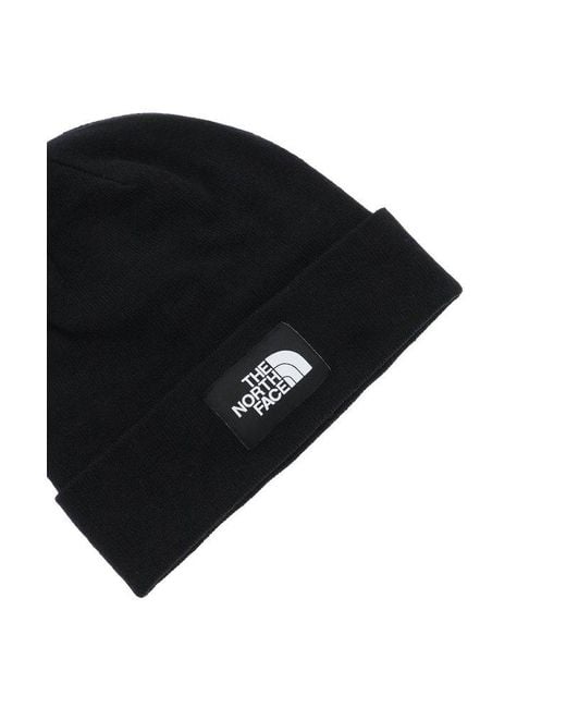 The North Face Black Dock Worker Beanie Hat