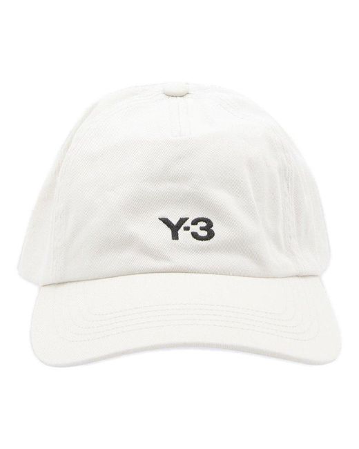 Y-3 White And Cotton Baseball Cap