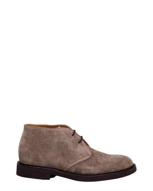 Doucal's Brown Ankle Boots for men