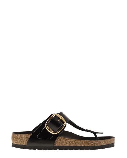 Birkenstock Black Gizeh Big Buckle Mules
