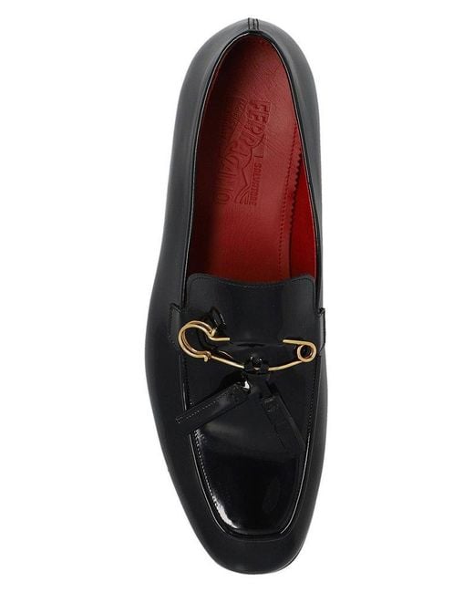 Ferragamo Black 'giuseppe' Leather Shoes for men