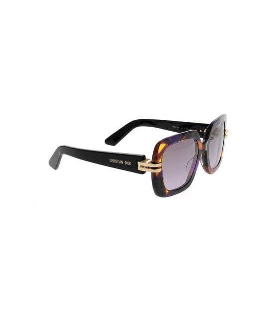 Dior Black Cdior S2i Square Frame Sunglasses