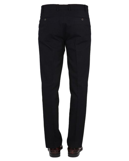 Lardini Blue Tailored Wool Blend Pants for men