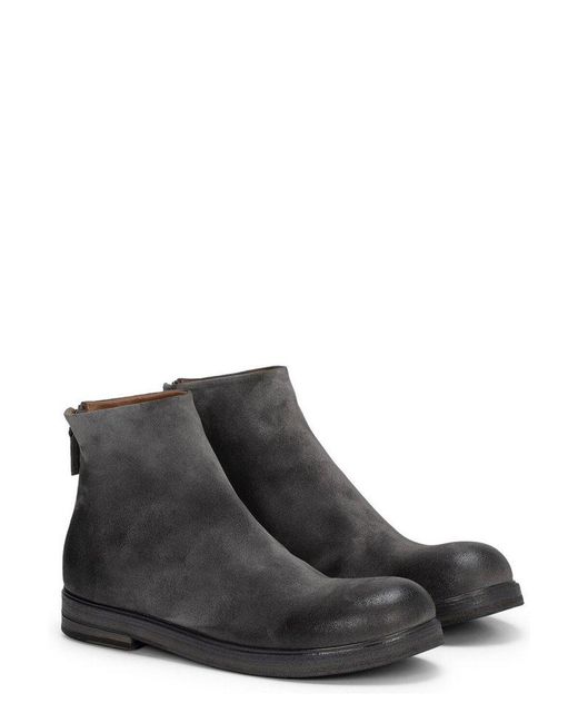 Marsèll Black Zip-up Ankle Boots for men