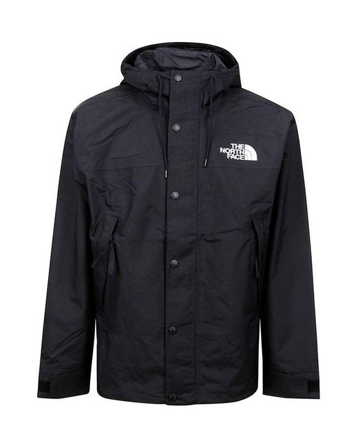 The North Face Blue Reign On Hooded Rain Jacket for men