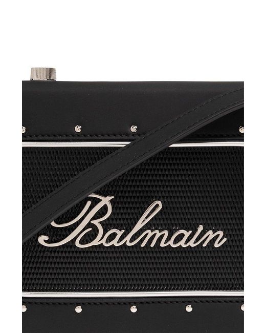 Balmain Black 'radio' Shoulder Bag,