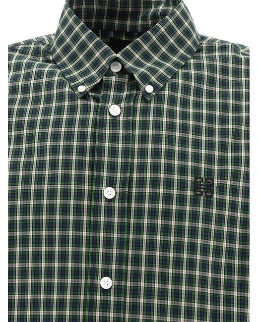 givenchy checked shirt