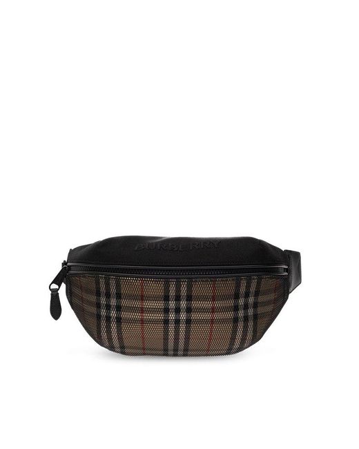 Burberry Black 'sonny' Belt Bag for men