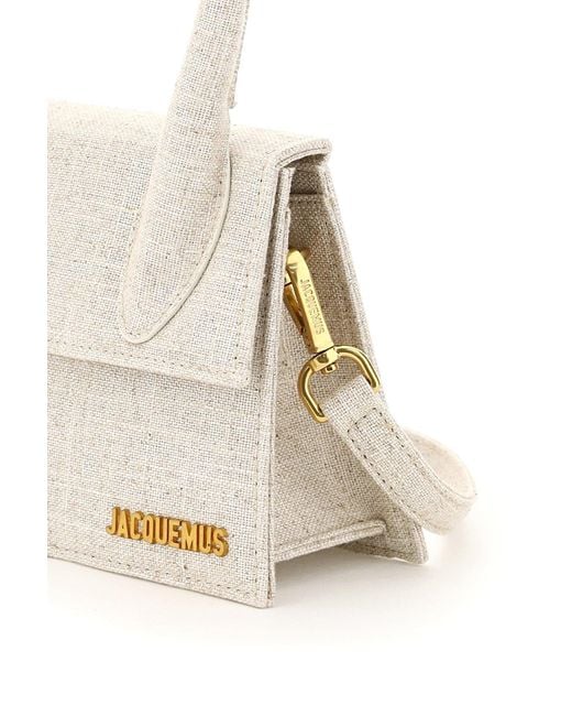 jacquemus beige le chiquito nœud bag