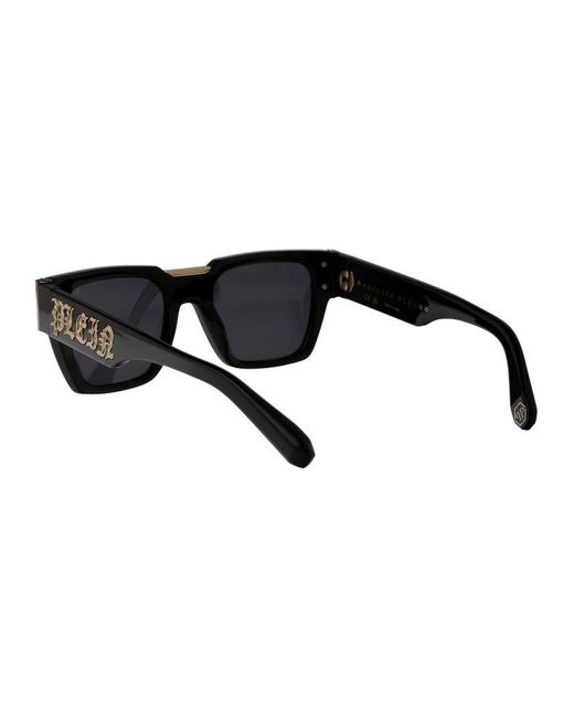Philipp Plein Black Sunglasses for men