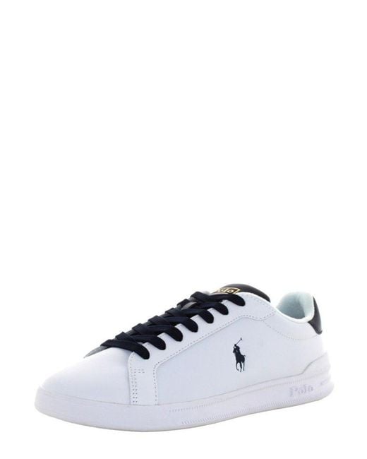 Polo Ralph Lauren White Heritage Court Ii Lace-up Sneakers for men