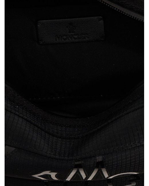 Moncler Black 'cut' Crossbody Bag for men