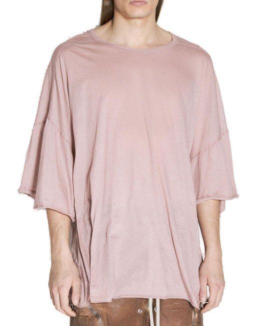 Rick Owens Pink Tommy T-Shirt for men