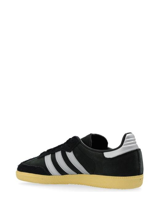 Adidas Originals Black Samba Og Low-Top Sneakers