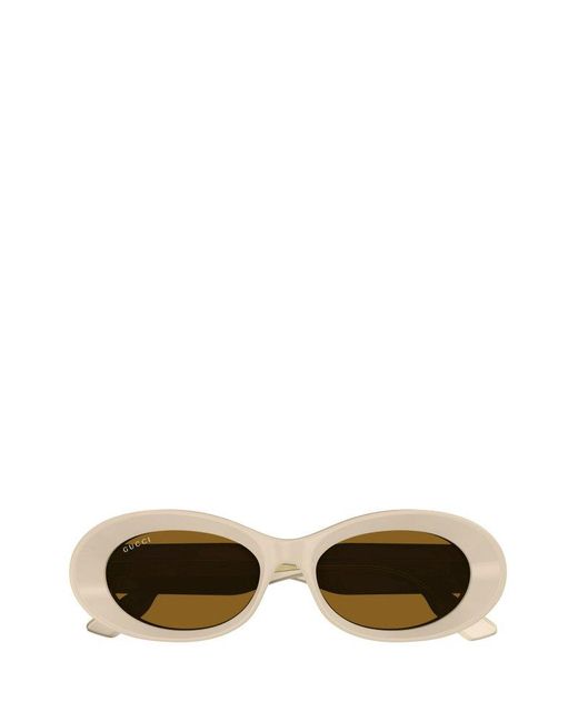 Gucci Multicolor Oval Frame Sunglasses