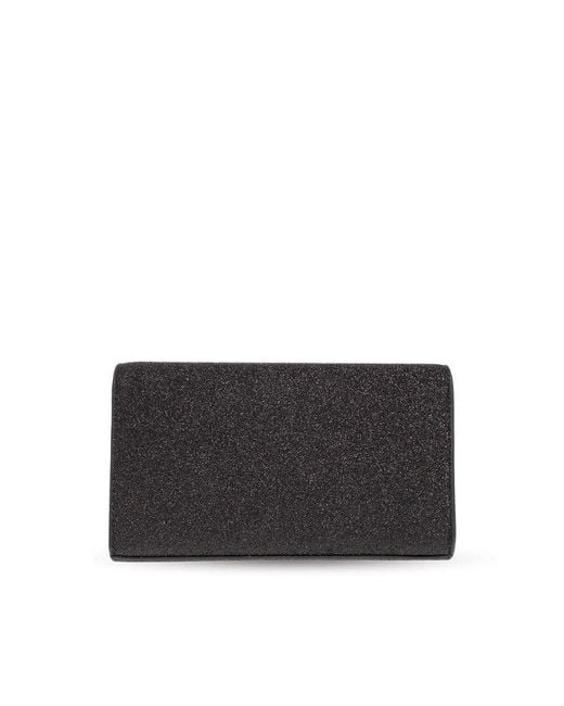 DIESEL Black ‘1Dr’ Wallet With Strap