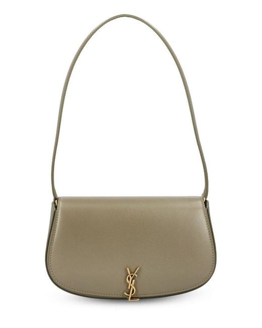 Saint Laurent Gray Volataire Mini Shoulder Bag