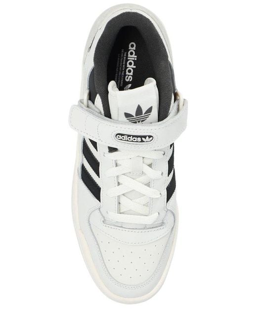 Adidas Originals White ‘Forum Low’ Sneakers