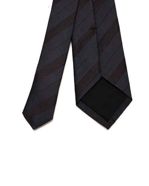 Saint Laurent Blue Striped Tie for men