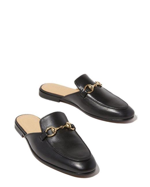 Scarosso Black Enrico Horsebit-detailed Slippers for men