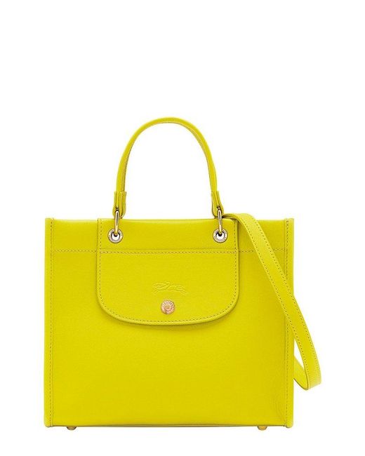 Longchamp Yellow Cabas S Handbag
