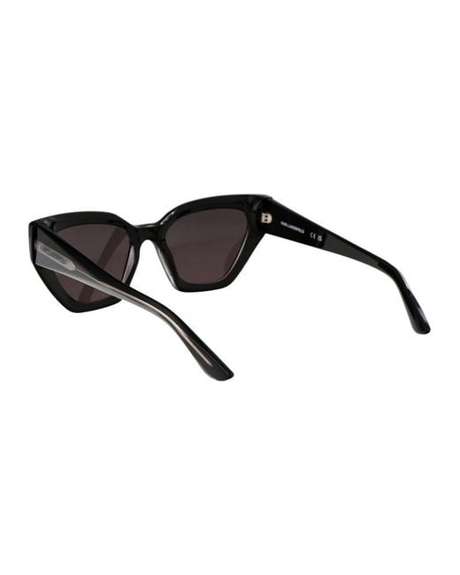 Karl Lagerfeld Black Cat-eye Sunglasses
