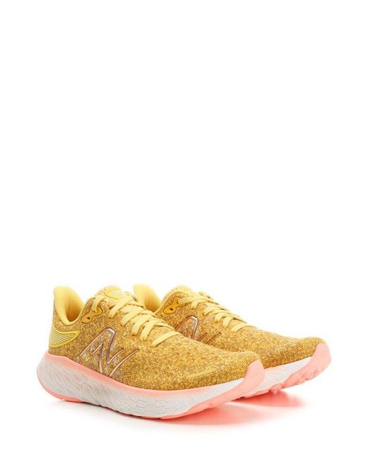 New Balance Yellow Fresh Foam Low-Top Sneakers